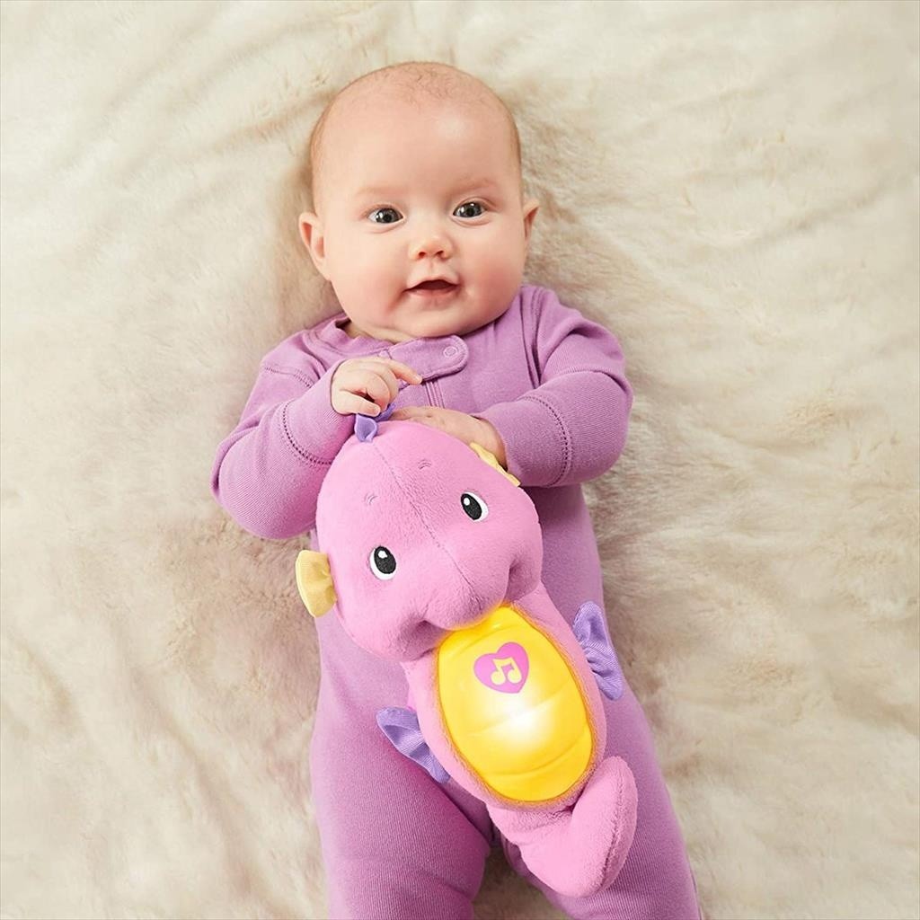 Fisher Price Soothe & Glow Seahorse Lampu Pengantar Tidur Bayi