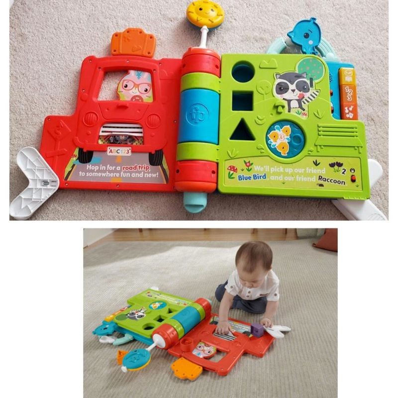 Fisher Price Sit to Stand Giant Activity Book Mainan Buku Anak