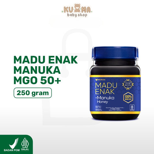 Madu Enak Manuka MGO 50+ 250gr dari sari bunga Manuka