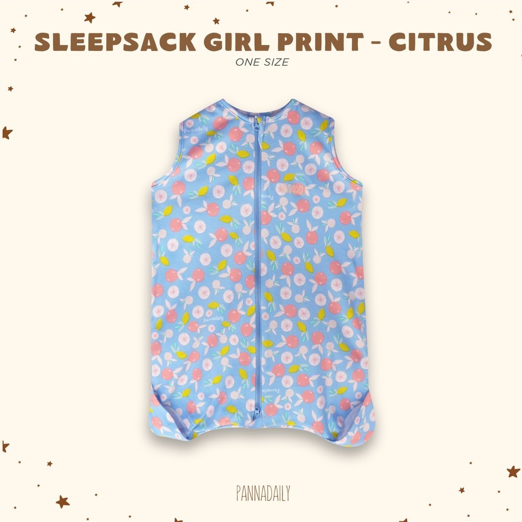 BOHOPANNA - PANNADAILY -SLEEP SACK GIRL PRINT - SELIMUT BAYI 5551