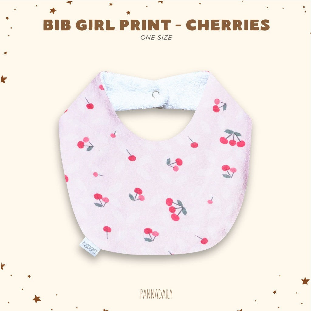 BOHOPANNA - PANNADAILY - BIB GIRL PRINT - SLABBER BAYI 5551