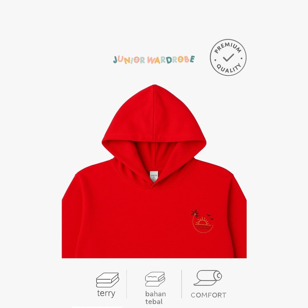 Junior Sunny Side Handuk Renang Anak Hoodie PoncoTebal | Swimming Towel Kids JWN19