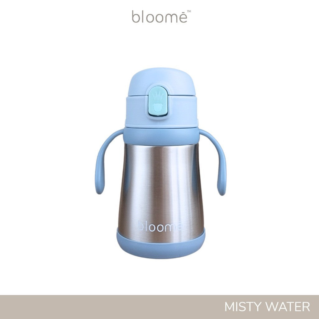 BLOOME – Stainless Steel Straw Cup Baby | Premium 316 Thermos Insulated Botol Minum Anak Bayi Tahan Panas Dingin Sedotan Tumbler