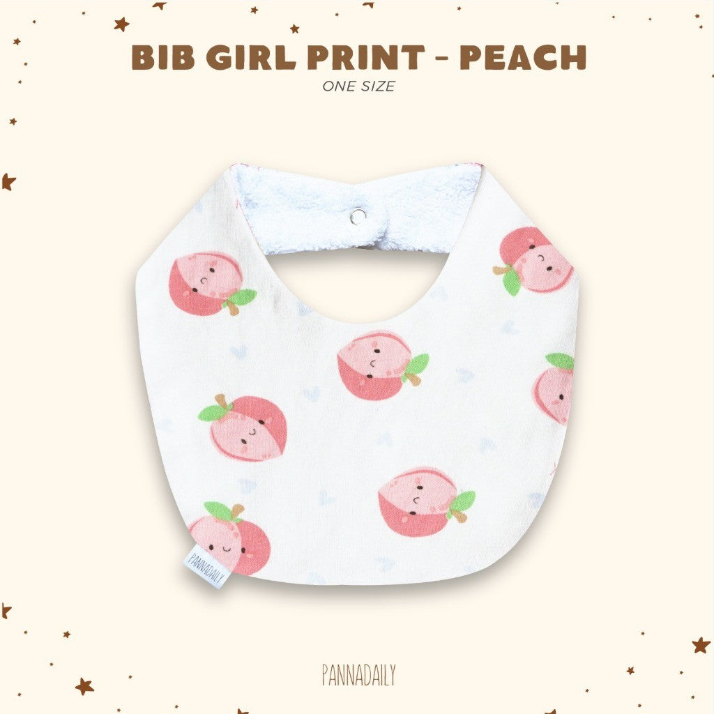 BOHOPANNA - PANNADAILY - BIB GIRL PRINT - SLABBER BAYI 5551