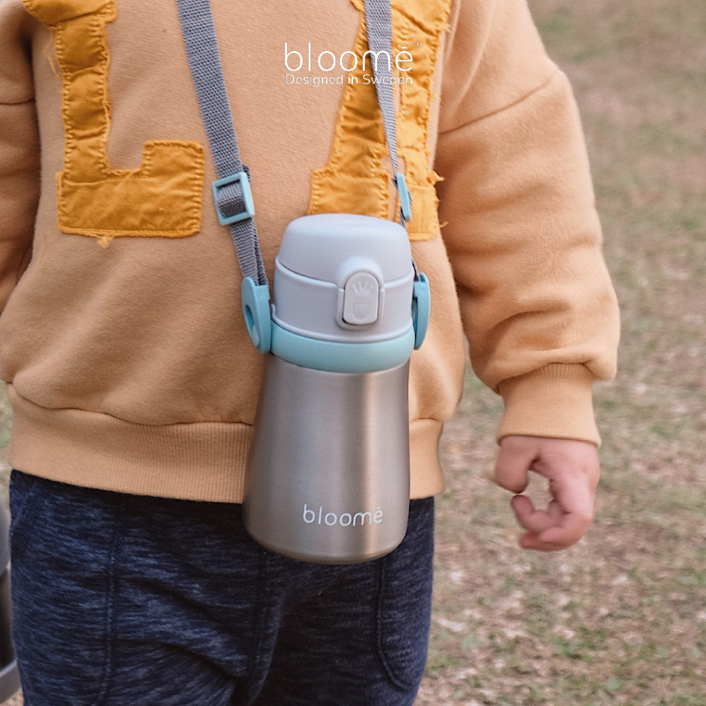 BLOOME – Stainless Steel Straw Cup Baby | Premium 316 Thermos Insulated Botol Minum Anak Bayi Tahan Panas Dingin Sedotan Tumbler