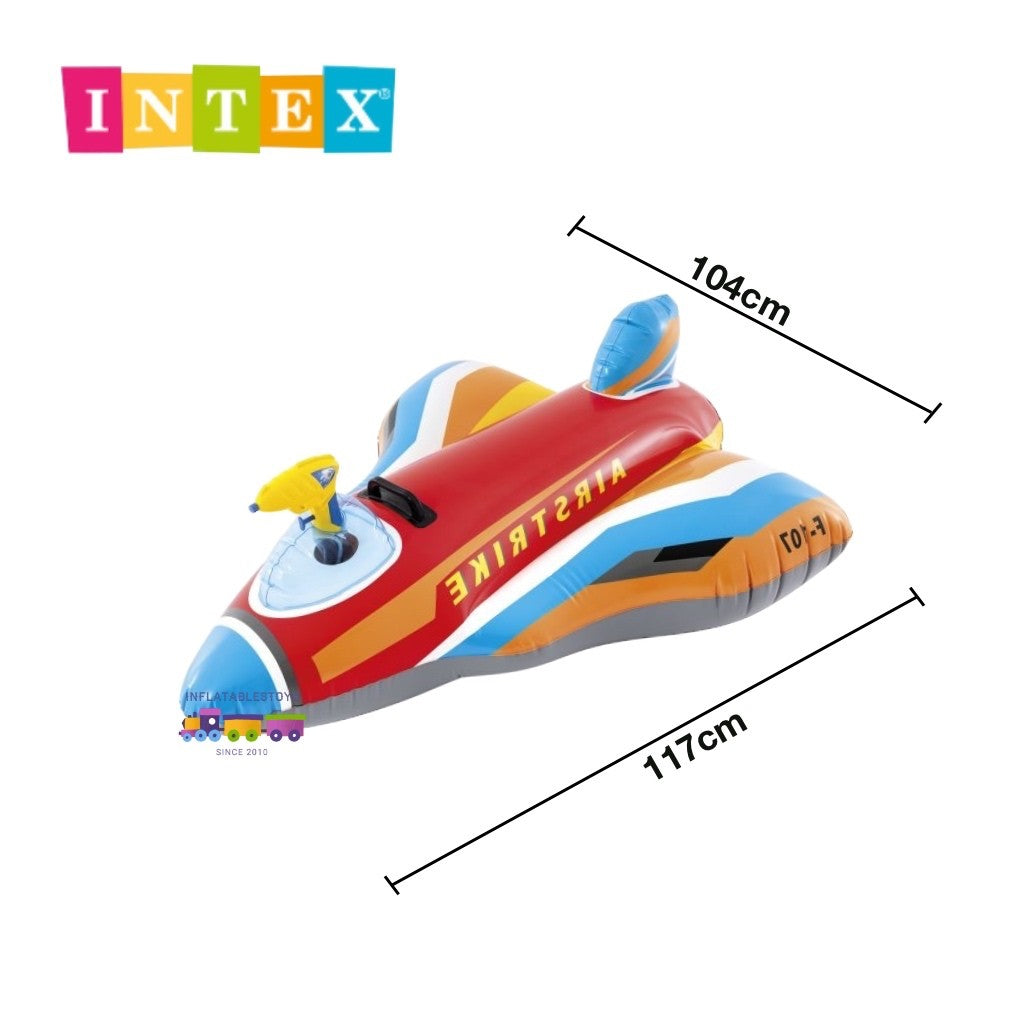 Intex 57531 Mainan Ride On Anak – Airstrike Water Ride / Mainan Kolam Semprotan Air / Mainan Kolam Duduk Anak2 Lucu