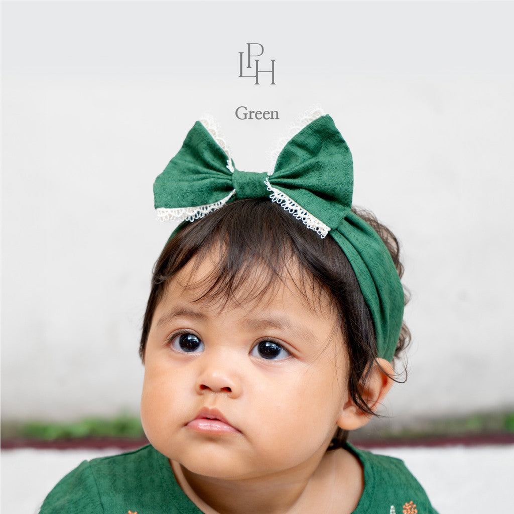 Little Palmerhaus - Baju Lebaran 2026 - Rihla Baby Headband (Bando Pita Bayi)