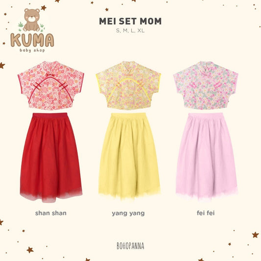 BOHOPANNA - MEI SET MOM - Setelan Baju Imlek Dewasa - Setelan Baju Imlek Mom