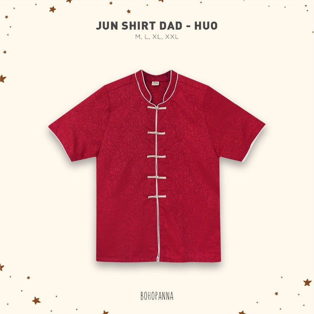 BOHOPANNA - JUN SHIRT DAD - Atasan Baju Imlek Dad - Baju Imlek 2620