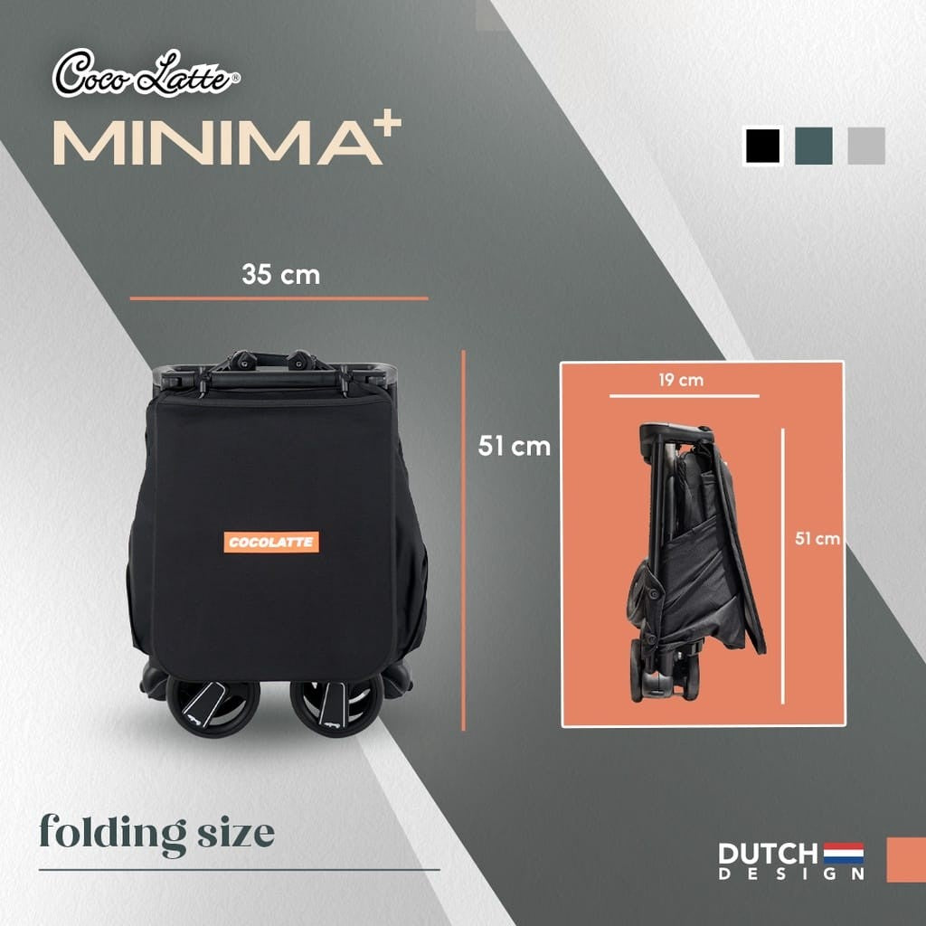 Cocolatte Minima+ Cabin Size / Kereta Dorong Cocolatte / Cocolatte Minima / Stroller Traveling / Minima plus