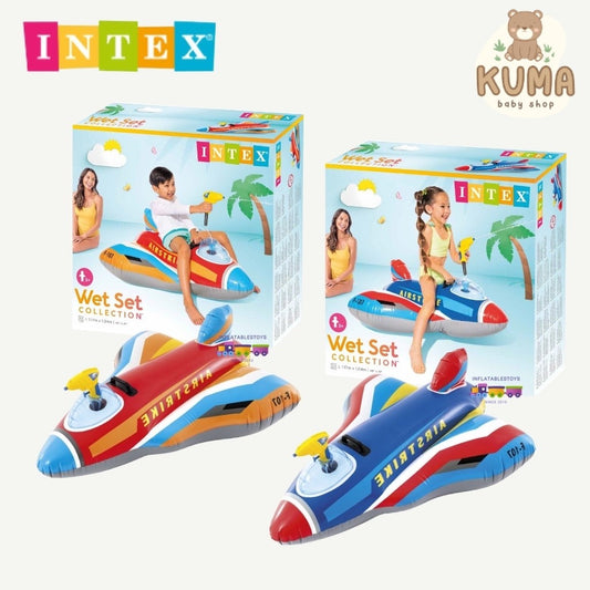 Intex 57531 Mainan Ride On Anak – Airstrike Water Ride / Mainan Kolam Semprotan Air / Mainan Kolam Duduk Anak2 Lucu