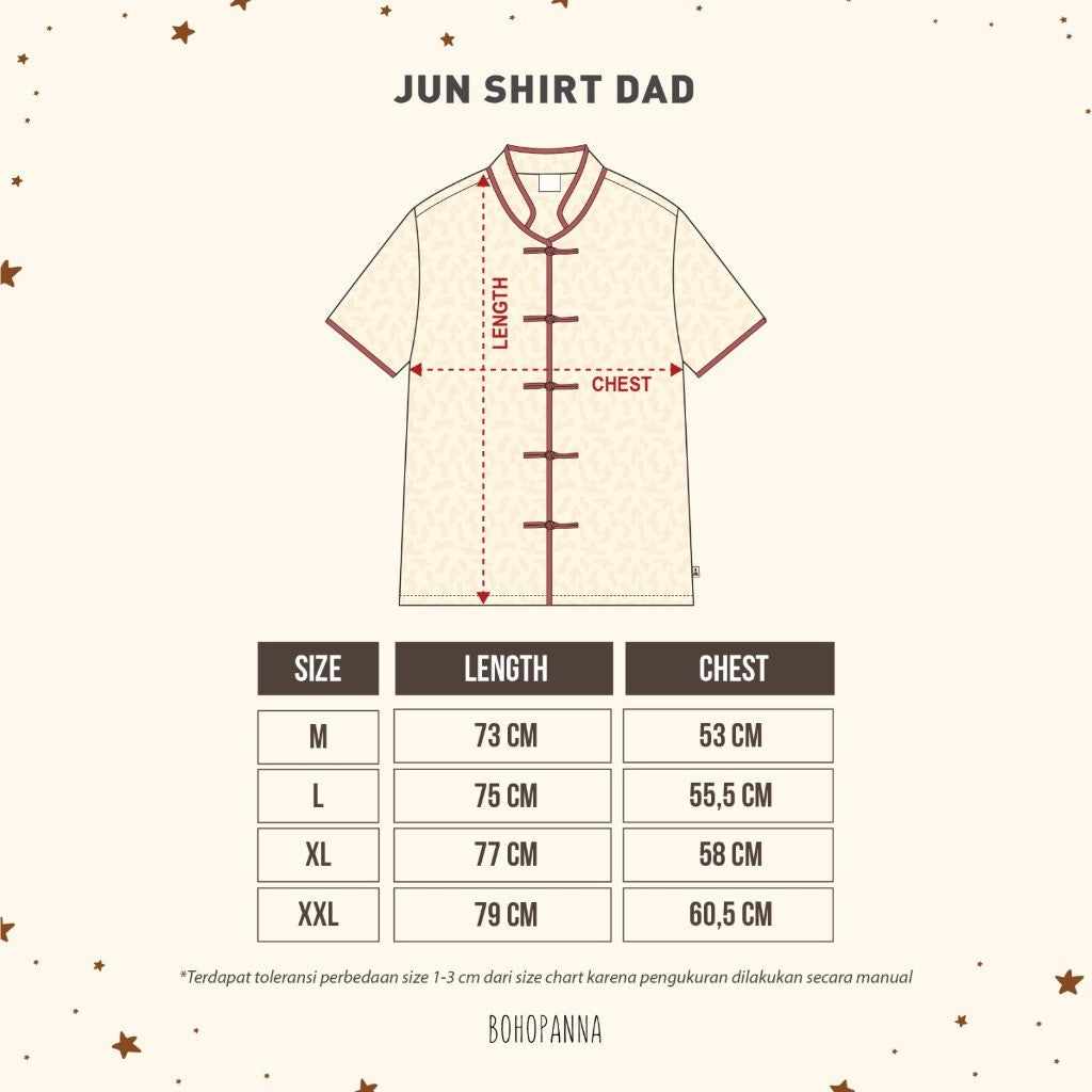 BOHOPANNA - JUN SHIRT DAD - Atasan Baju Imlek Dad - Baju Imlek 2620