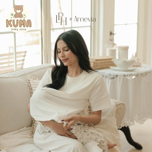 Little Palmerhaus - LPH x AMEVIA Nursing T-Shirt (Kaos Ibu Menyusui)