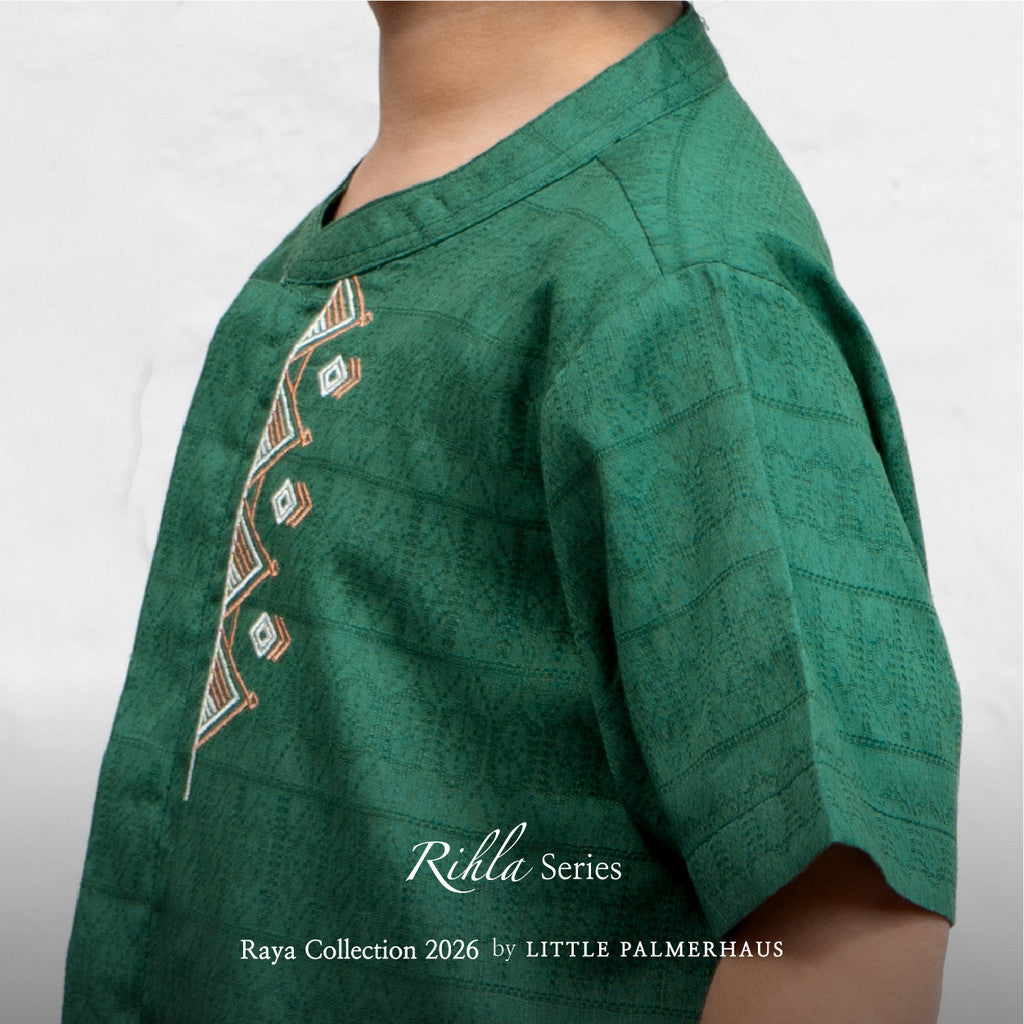 Little Palmerhaus - Baju Lebaran 2026 - Rihla Boy Koko Set (Setelan Baju Koko Anak Laki-laki)