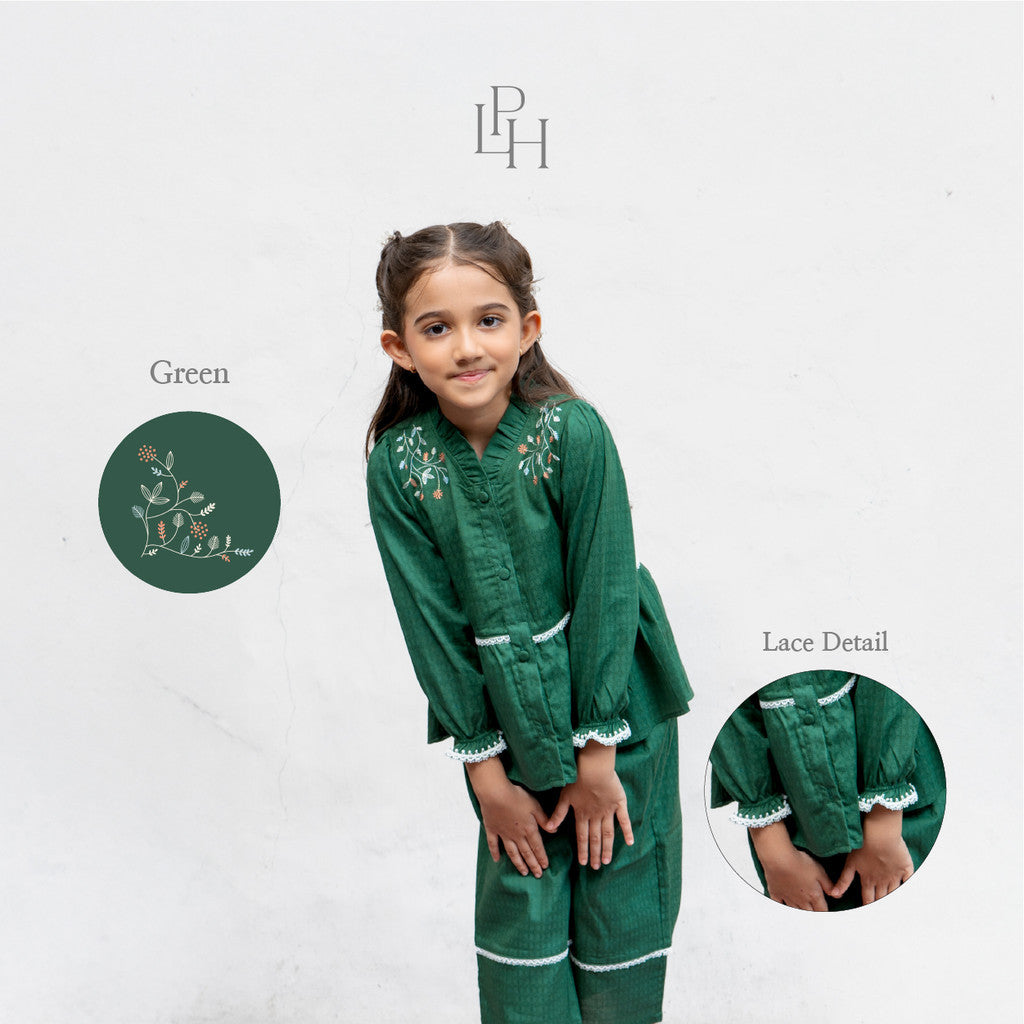 Little Palmerhaus - Baju Lebaran 2026 - Rihla Girl Attire Set (Setelan Baju Muslim Anak Perempuan)
