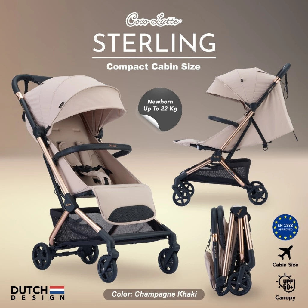 Cocolatte CL 12502 Sterling Stroller / Kereta Dorong Bayi Cabin Size