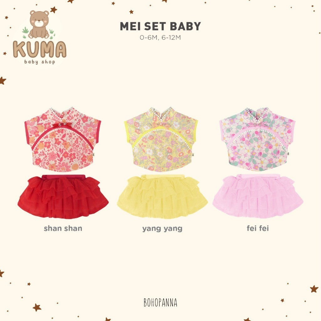 BOHOPANNA - MEI SET BABY - Setelan Baju Imlek Bayi - Baju Imlek 2605