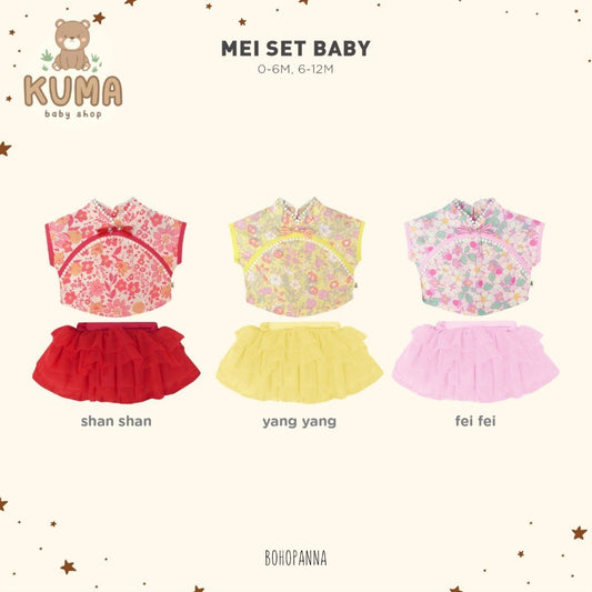 BOHOPANNA - MEI SET BABY - Setelan Baju Imlek Bayi - Baju Imlek 2605