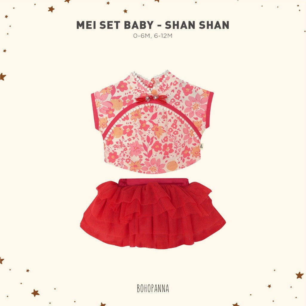 BOHOPANNA - MEI SET BABY - Setelan Baju Imlek Bayi - Baju Imlek 2605