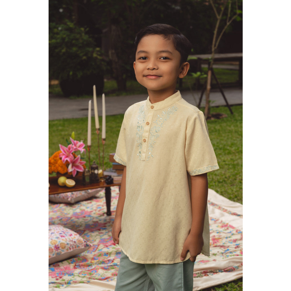 BOHOPANNA - RAYA COLLECTION - ALI KIDS SET - Baju Koko Anak - Baju Muslim