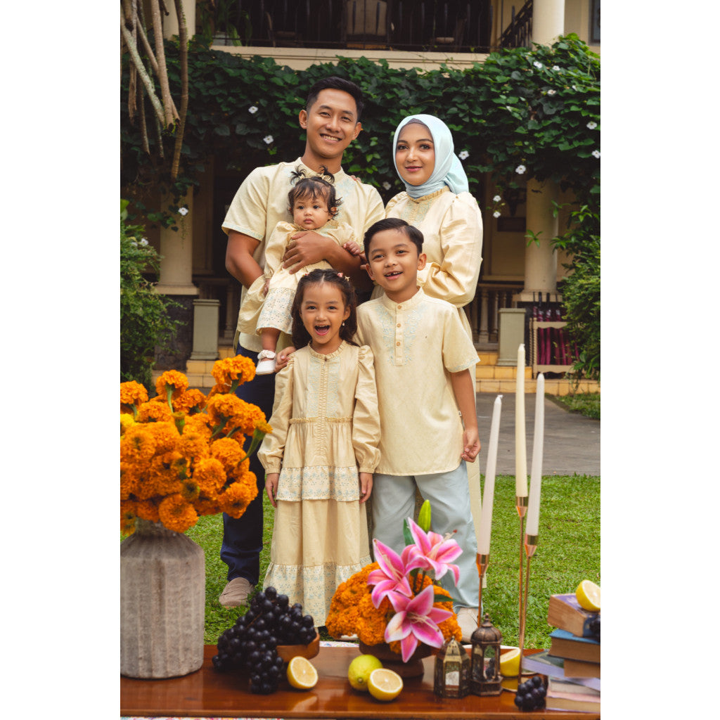 BOHOPANNA - RAYA COLLECTION - NABILA BABY DRESS - Dress Anak Perempuan - Dress Raya - Baju Muslim