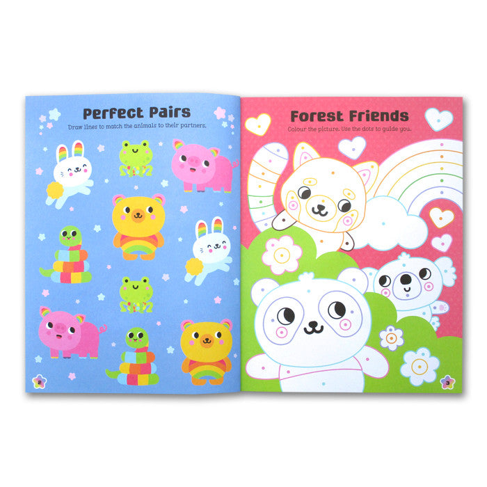 Buku Stiker Anak Sticker Activity Book (Shiny Foil Stickers / Glow in the Dark Sticker / Googly-eye Stickers)