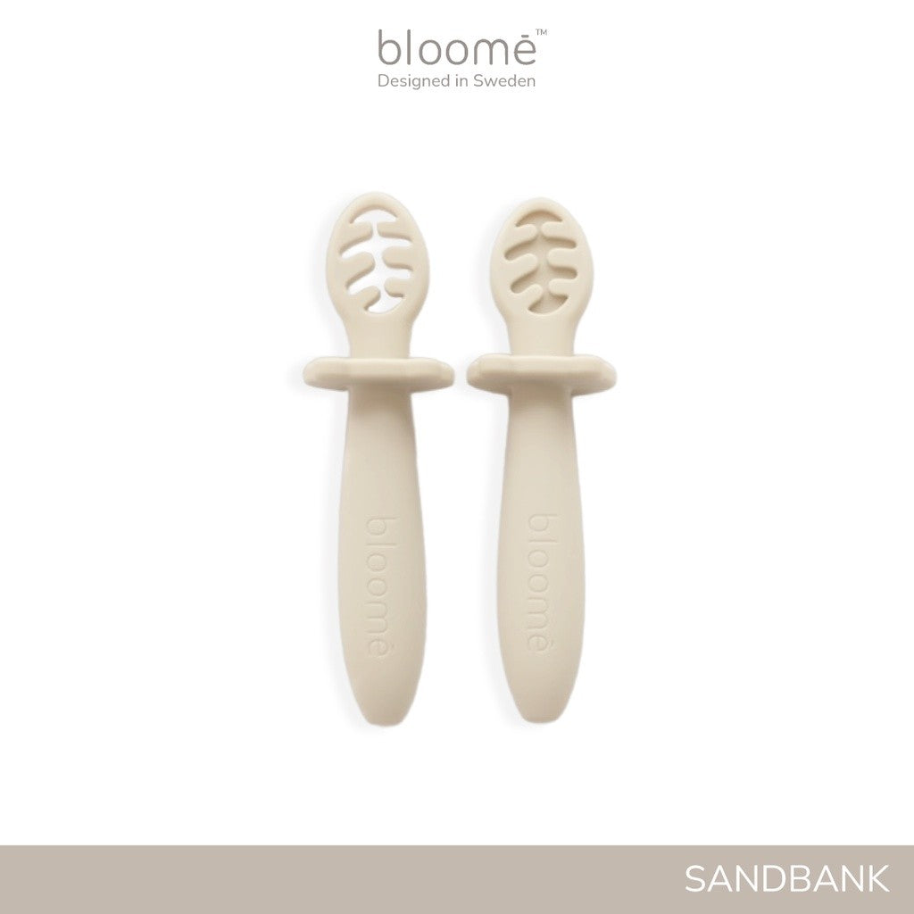 BLOOME – Palm Grip Training Spoon - Stage 1 | Sendok Latihan Genggam Untuk Bayi