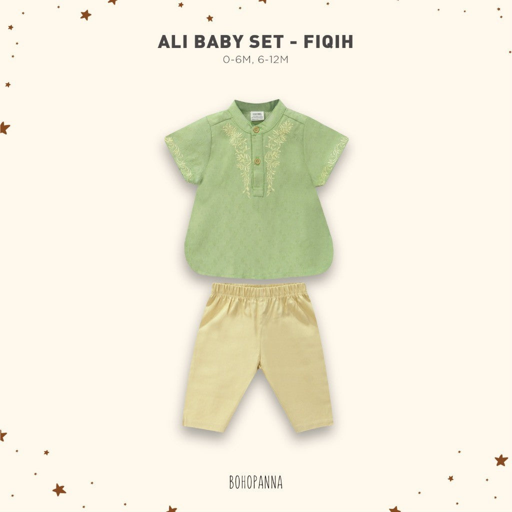BOHOPANNA - RAYA COLLECTION - ALI BABY SET - Baju koko - Baju Muslim