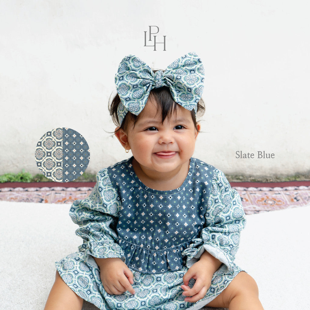Little Palmerhaus - Baju Lebaran 2026 - Saraya Baby Girl Gamis (Baju Gamis Bayi Usia 0-12 Bulan)