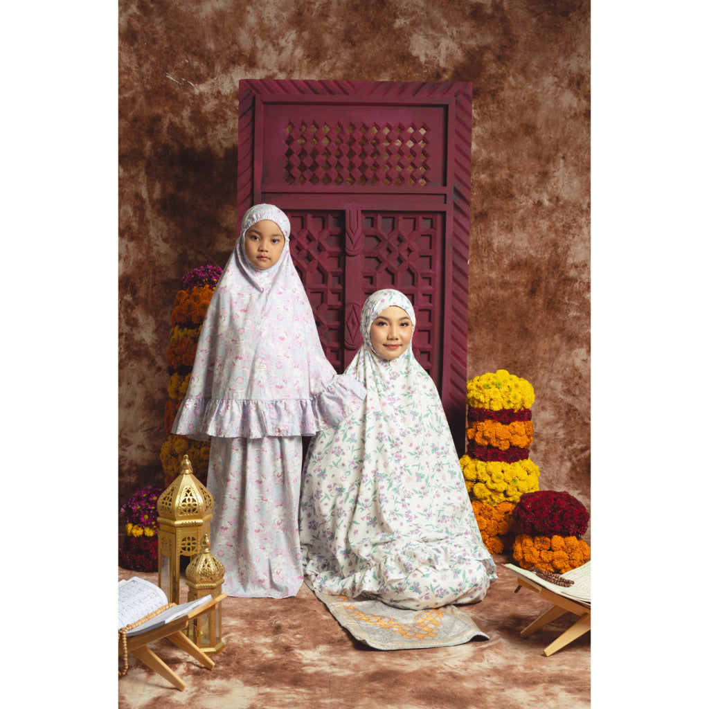BOHOPANNA - RAYA COLLECTION - KINASIH MUKENA - Mukena Kids & Mom