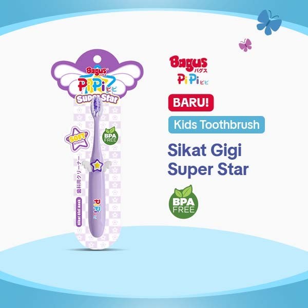 Bagus Toothbrush Sikat Gigi Anak Superstar (Warna Dikirim Random)