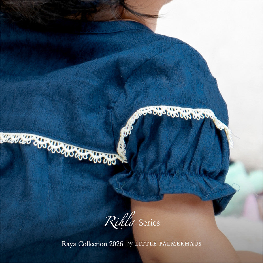 Little Palmerhaus - Baju Lebaran 2026 - Rihla Baby Girl Set (Gamis Bayi Perempuan (Headband dijual terpisah))