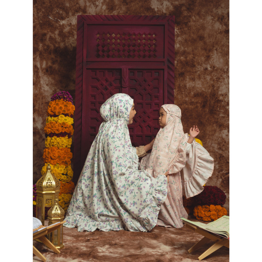BOHOPANNA - RAYA COLLECTION - KINASIH MUKENA - Mukena Kids & Mom