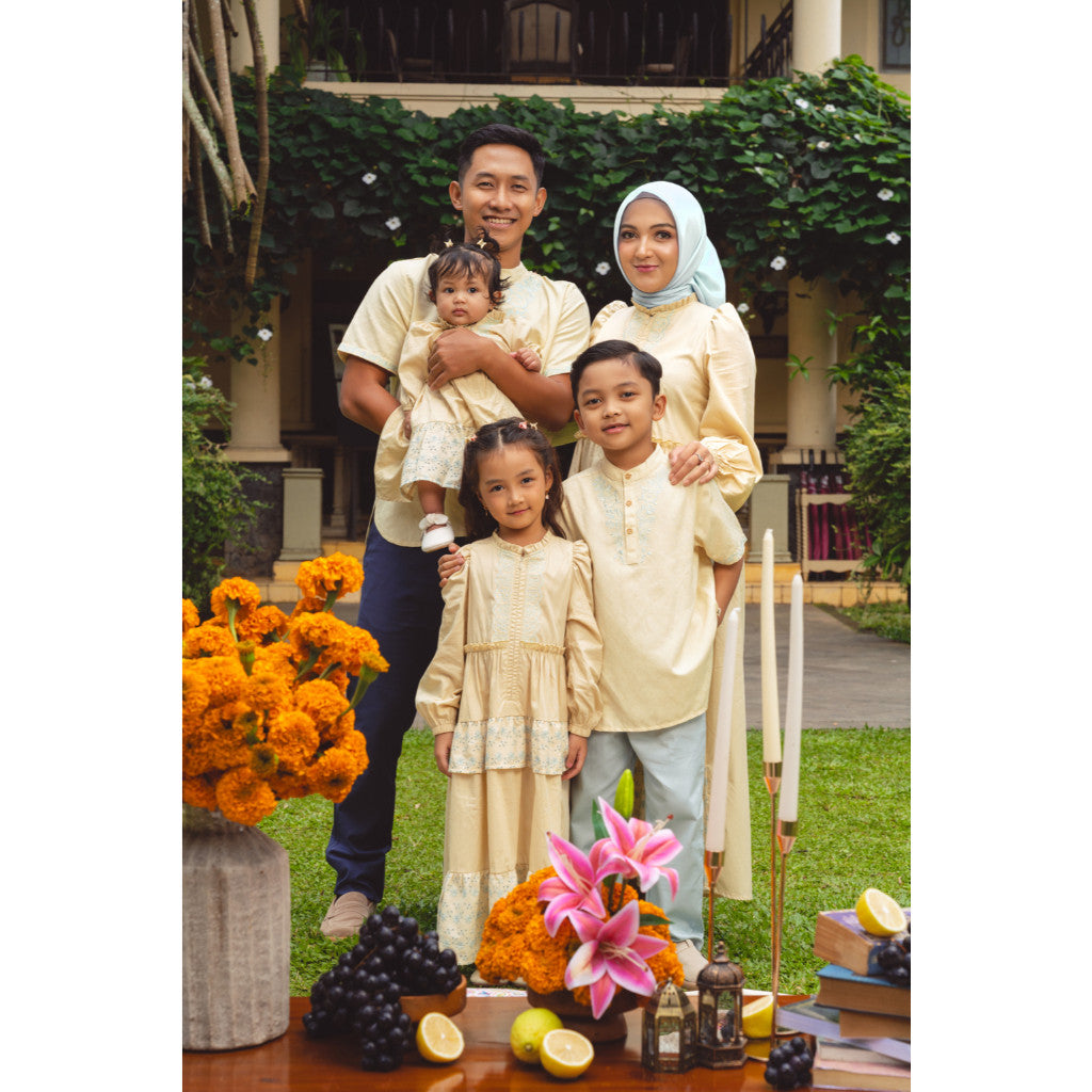 BOHOPANNA - RAYA COLLECTION - NABILA BABY DRESS - Dress Anak Perempuan - Dress Raya - Baju Muslim
