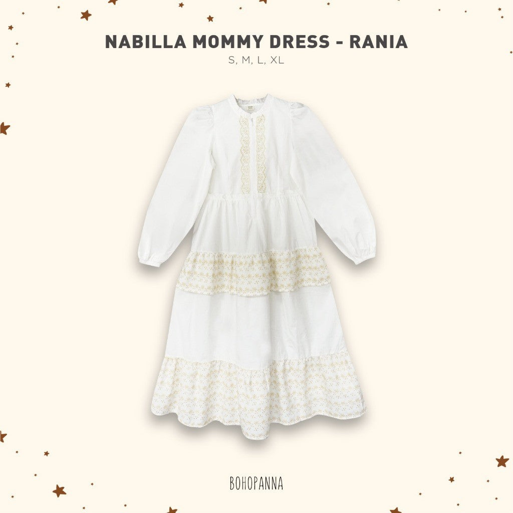 BOHOPANNA - RAYA COLLECTION - NABILA MOMMY DRESS - GAMIS - BAJU MUSLIM