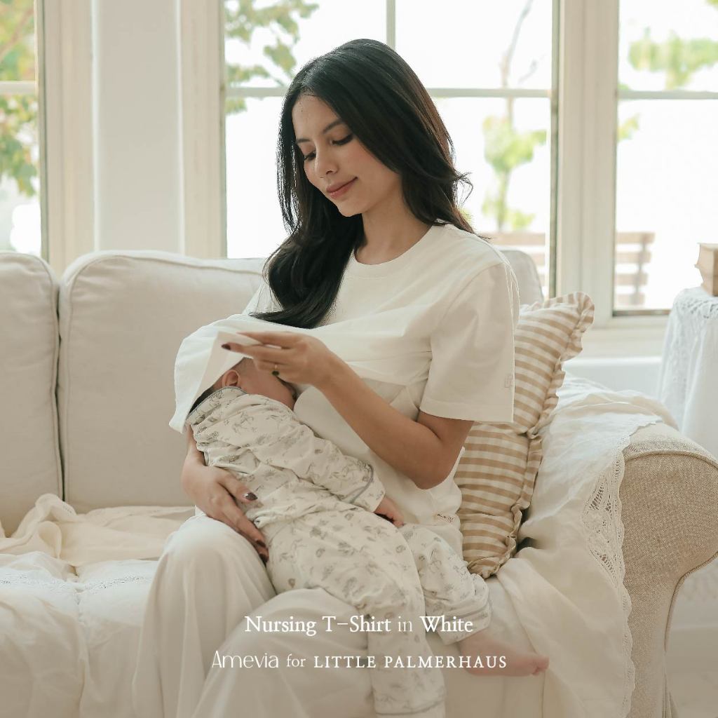 Little Palmerhaus - LPH x AMEVIA Nursing T-Shirt (Kaos Ibu Menyusui)