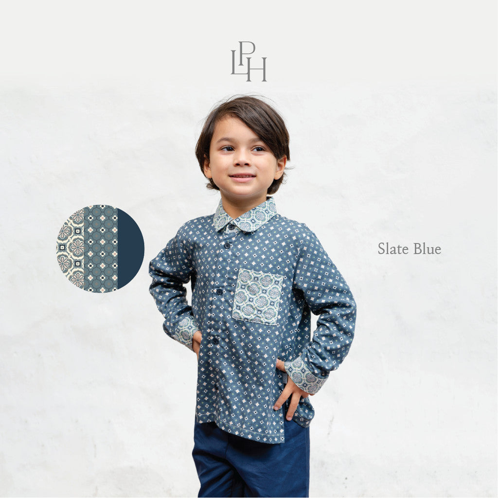 Little Palmerhaus - Baju Lebaran 2026 - Saraya Boy Attire Set (Setelan Baju Koko Anak Usia 1-6 Tahun)