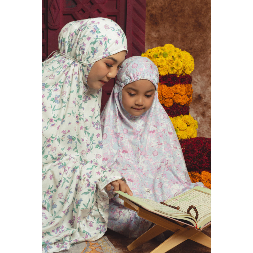 BOHOPANNA - RAYA COLLECTION - KINASIH MUKENA - Mukena Kids & Mom