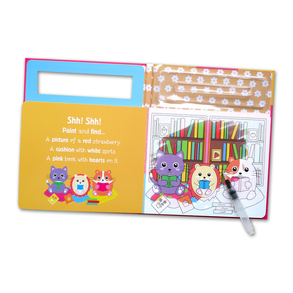 Water Painting Seek and Find Cute Board Book (Search and Find Again and Again - Just Add Water!)