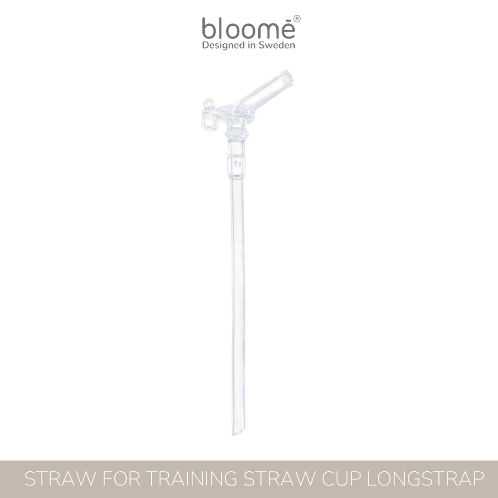 BLOOME - Stainless Training Straw Cup With Strap - Botol Minum Anak 300ml with Premium Stainless 316