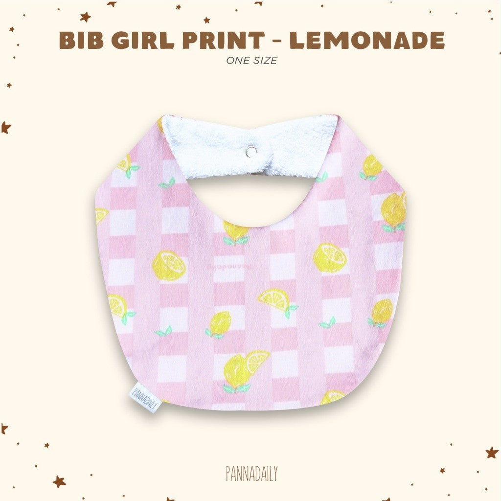 BOHOPANNA - PANNADAILY - BIB GIRL PRINT - SLABBER BAYI 5551