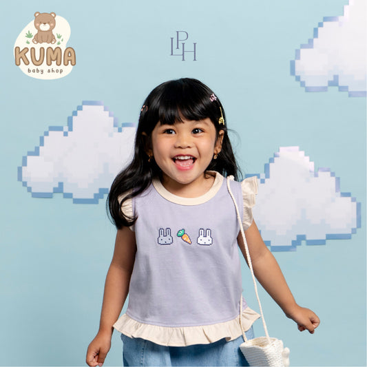 Little Palmerhaus - Becca Top (Kaos Anak Perempuan)