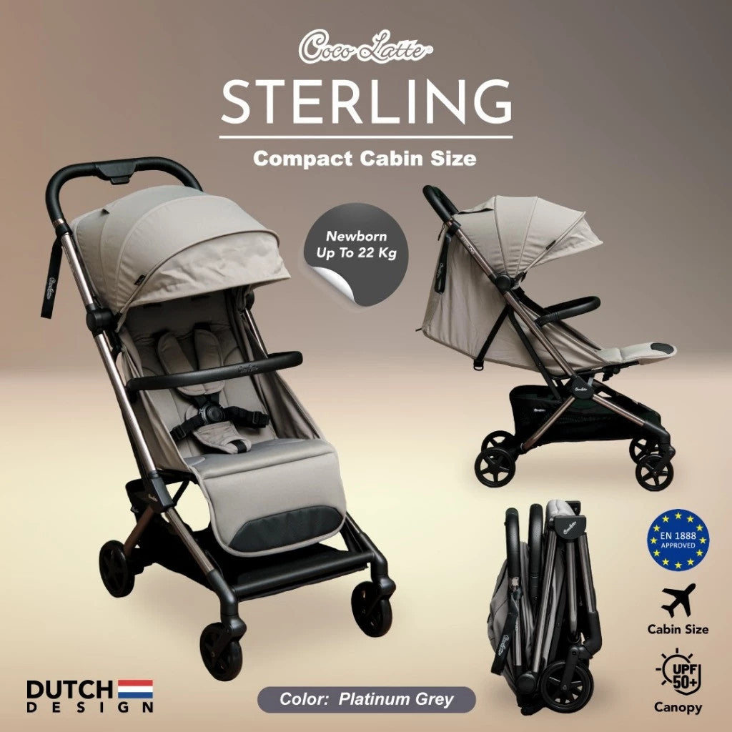 Cocolatte CL 12502 Sterling Stroller / Kereta Dorong Bayi Cabin Size