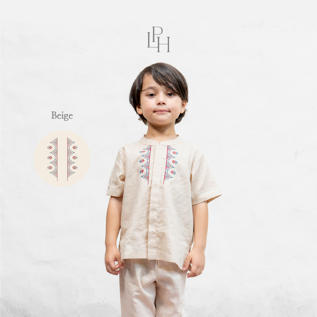 Little Palmerhaus - Baju Lebaran 2026 - Rihla Boy Koko Set (Setelan Baju Koko Anak Laki-laki)