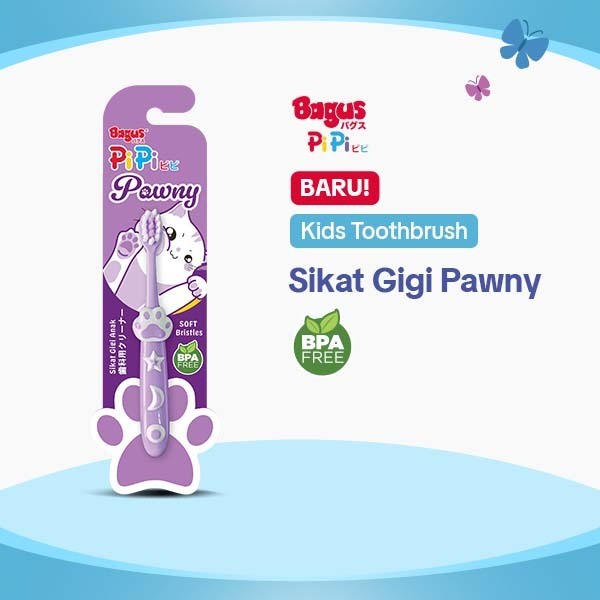 Bagus Toothbrush Sikat Gigi Anak Pawny (Warna dikirim Random)