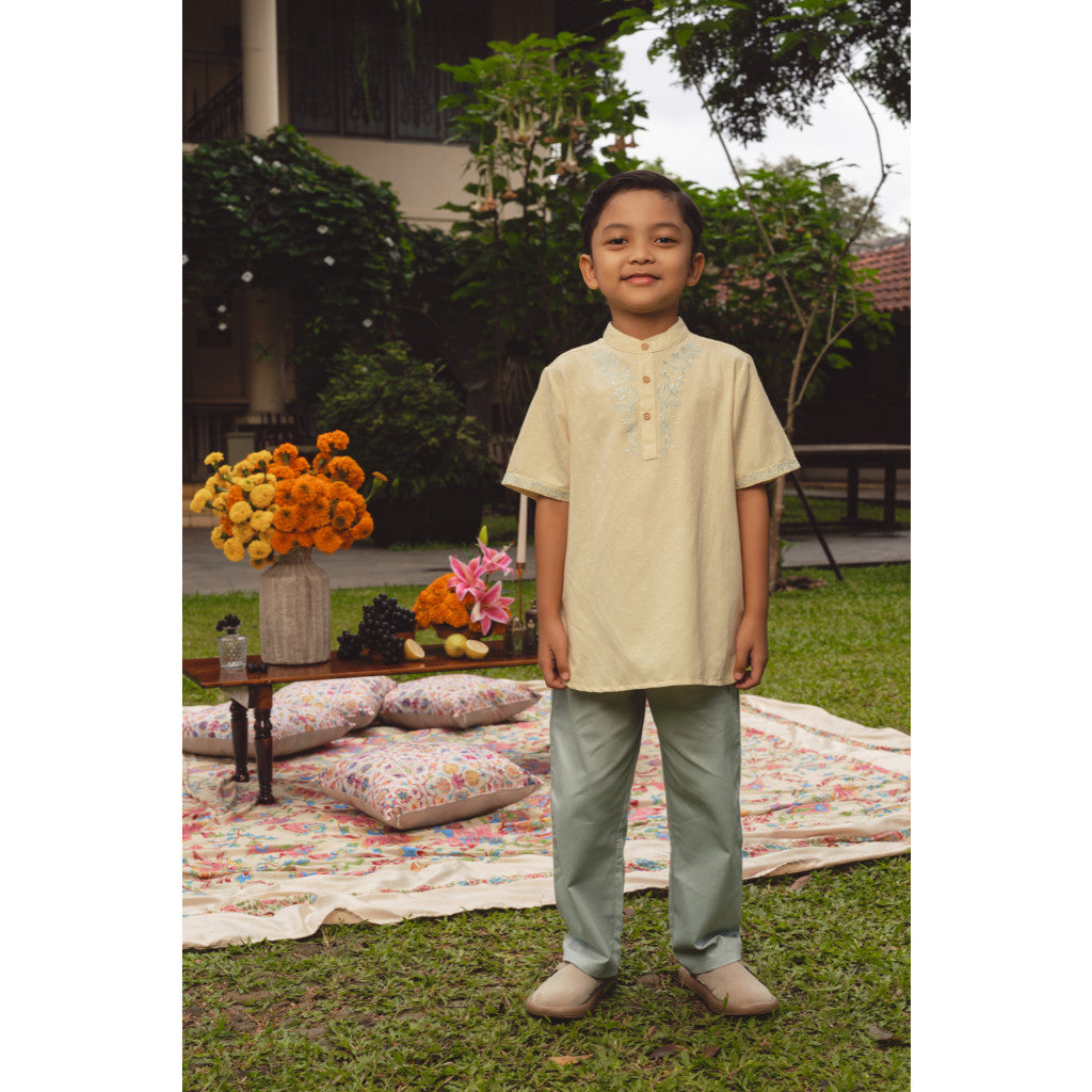 BOHOPANNA - RAYA COLLECTION - ALI KIDS SET - Baju Koko Anak - Baju Muslim