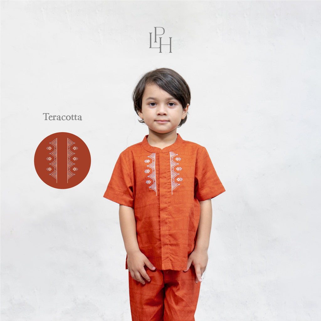 Little Palmerhaus - Baju Lebaran 2026 - Rihla Boy Koko Set (Setelan Baju Koko Anak Laki-laki)