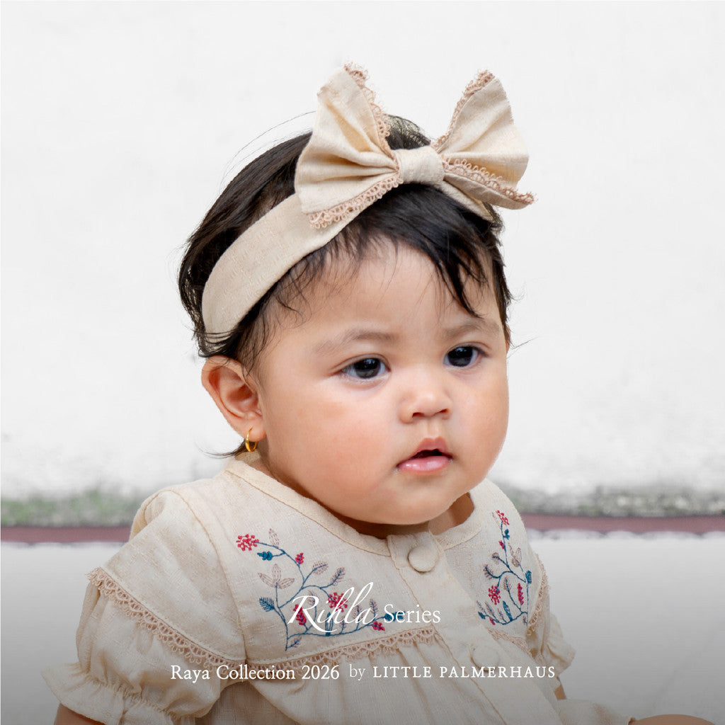 Little Palmerhaus - Baju Lebaran 2026 - Rihla Baby Headband (Bando Pita Bayi)