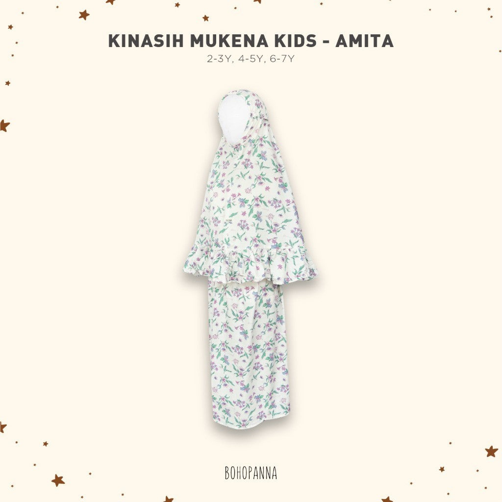 BOHOPANNA - RAYA COLLECTION - KINASIH MUKENA - Mukena Kids & Mom