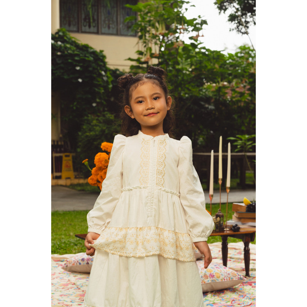 BOHOPANNA - RAYA COLLECTION - NABILA KIDS DRESS - Dress Anak - Baju Muslim Anak